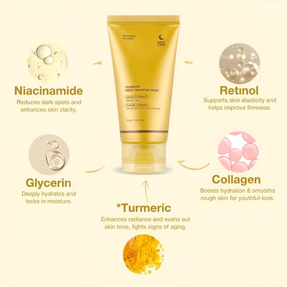 Kojic Acid Turmeric Overnight  Mask